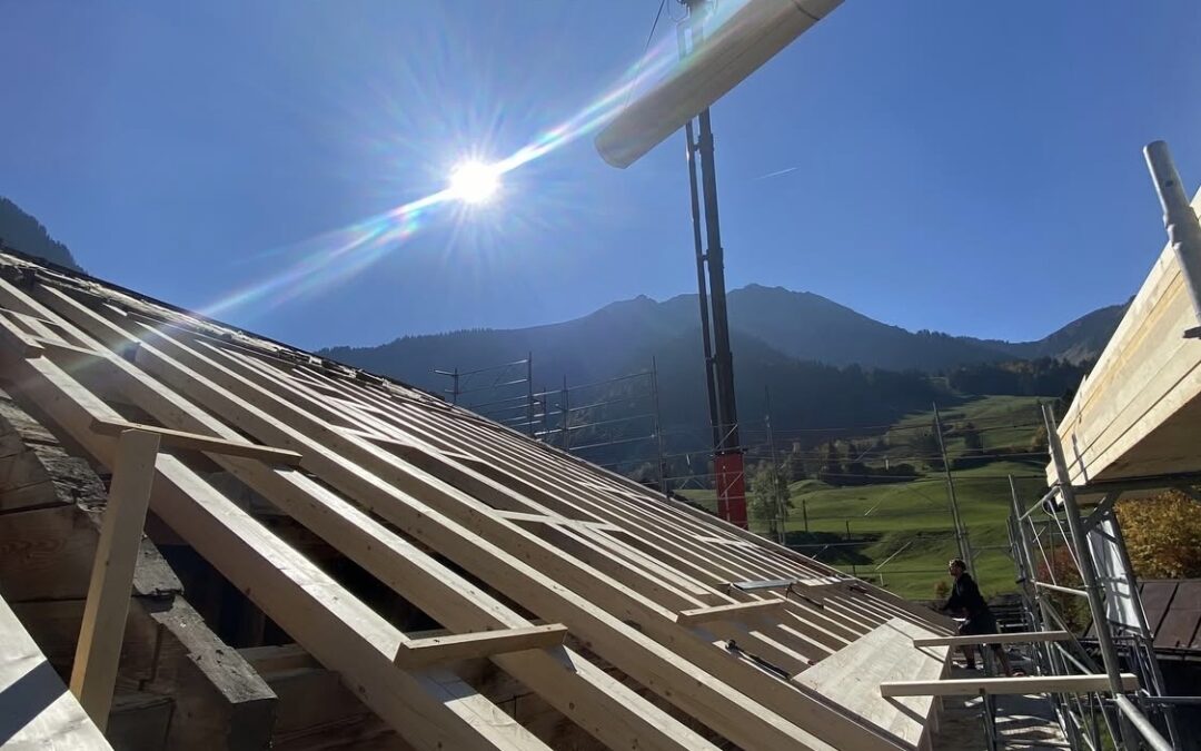 Vaulruz – Charpente des 3 immeubles