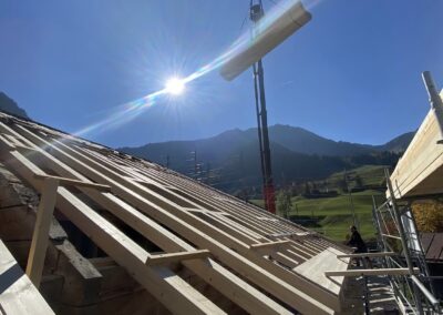 Vaulruz – Charpente des 3 immeubles